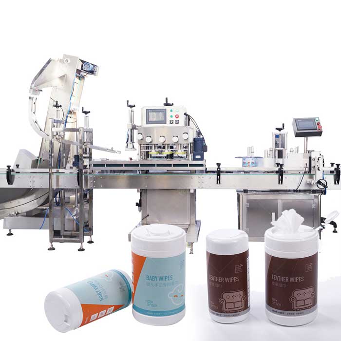 CE Approved Canister Wet Wipes Making Machine Household Cleaning