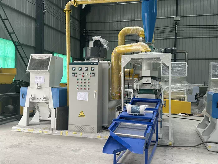 Electric Wire Shredder Separator Recycling Line