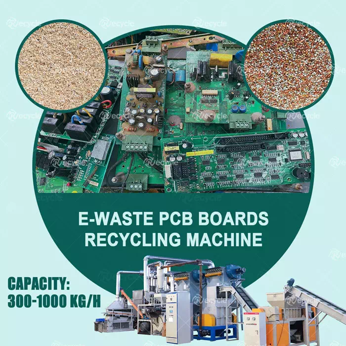 Electronic waste circuit board recycling equipment