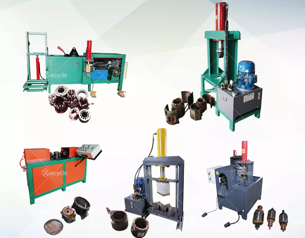 Motor Copper Windings Removing Machine